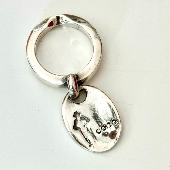 Rare 925 Chanel Charm Ring - Picture 2 of 4